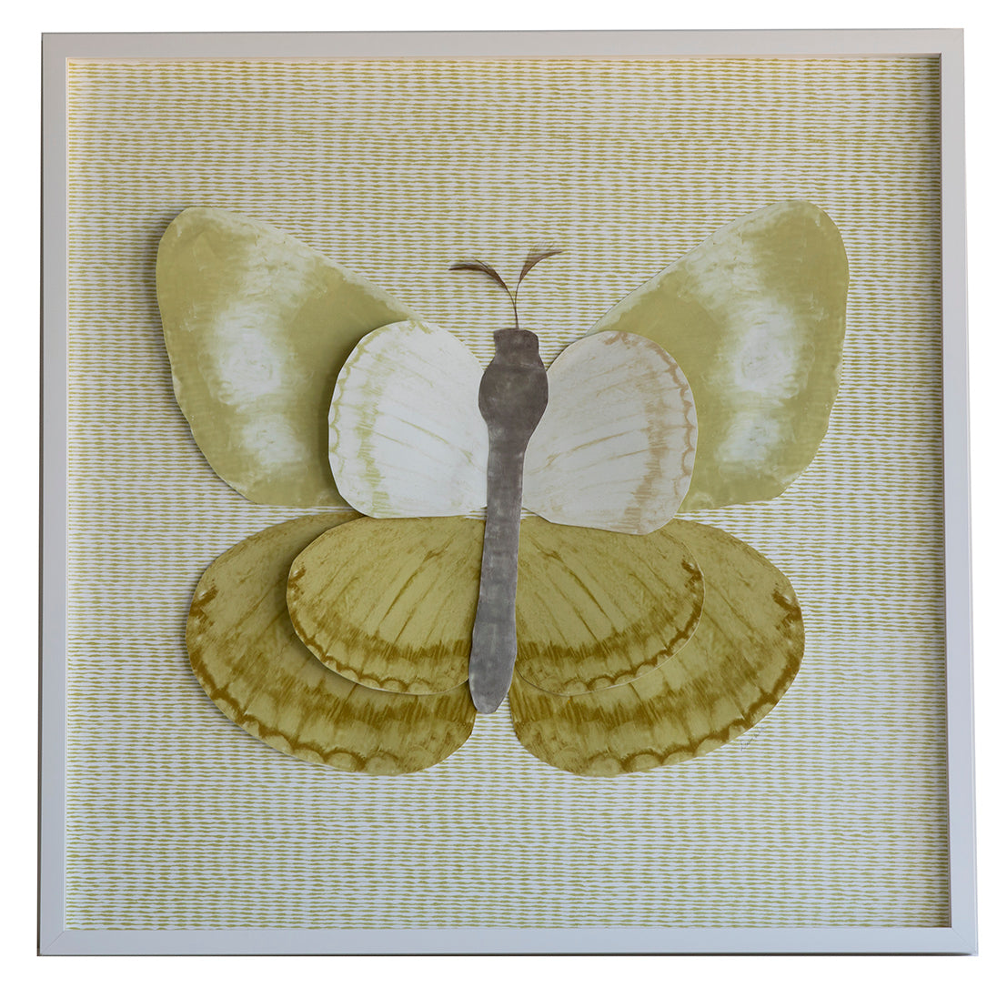 Dimensional Butterfly: Lemon Yellow