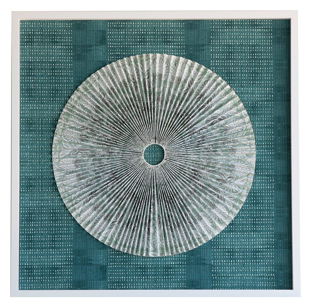 Set of two:Pleated Dimensional Circles