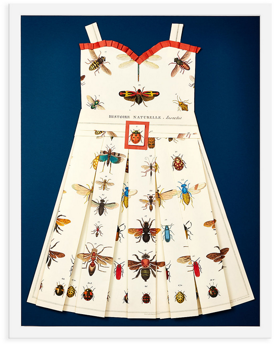 ladies bee dress Folded Paper Dress: Lady bugs and bees womens bumble bee costume