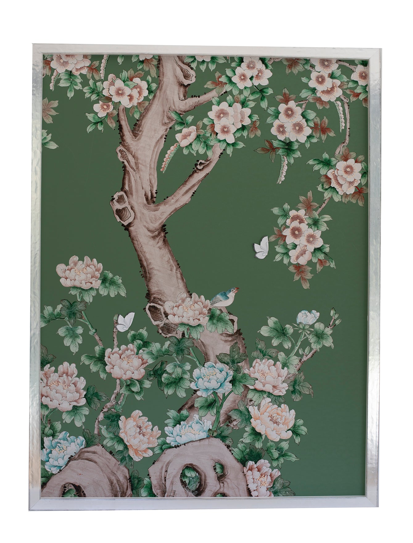 Spring Tree Collage: Green