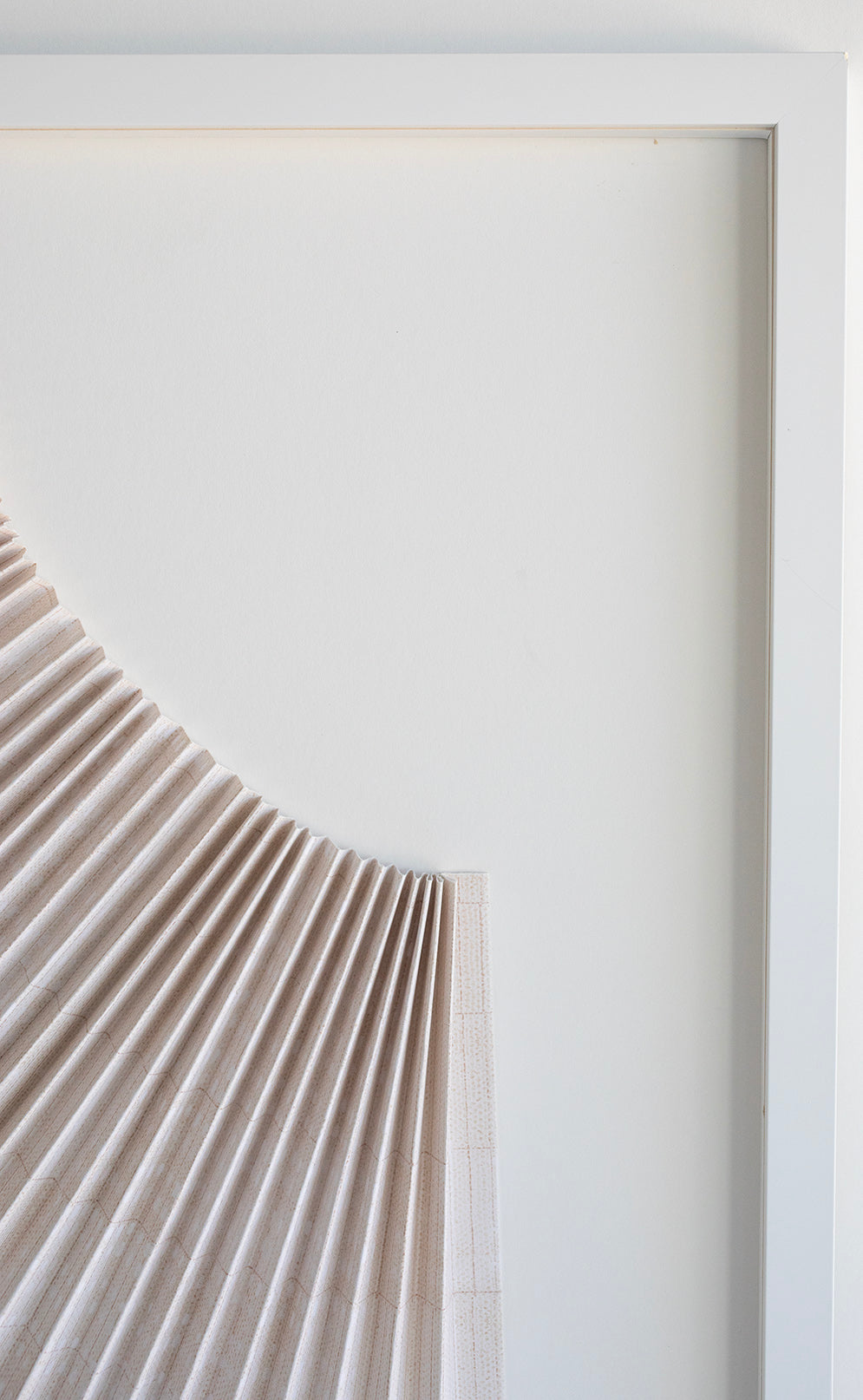 Abstract Dimensional Blush Pleats