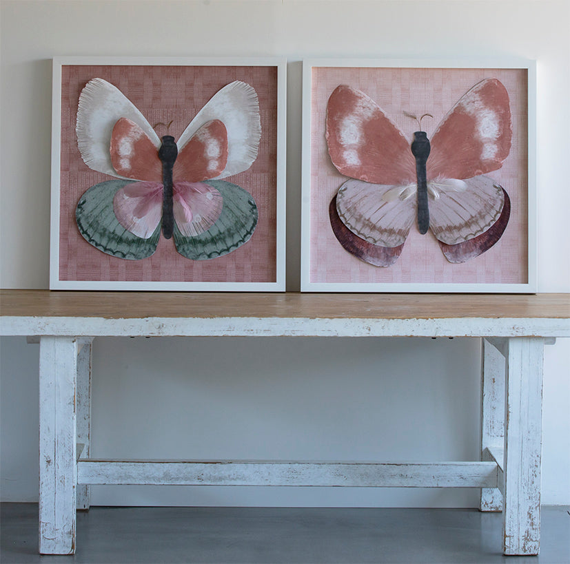 Dimensional Butterfly: Pink II