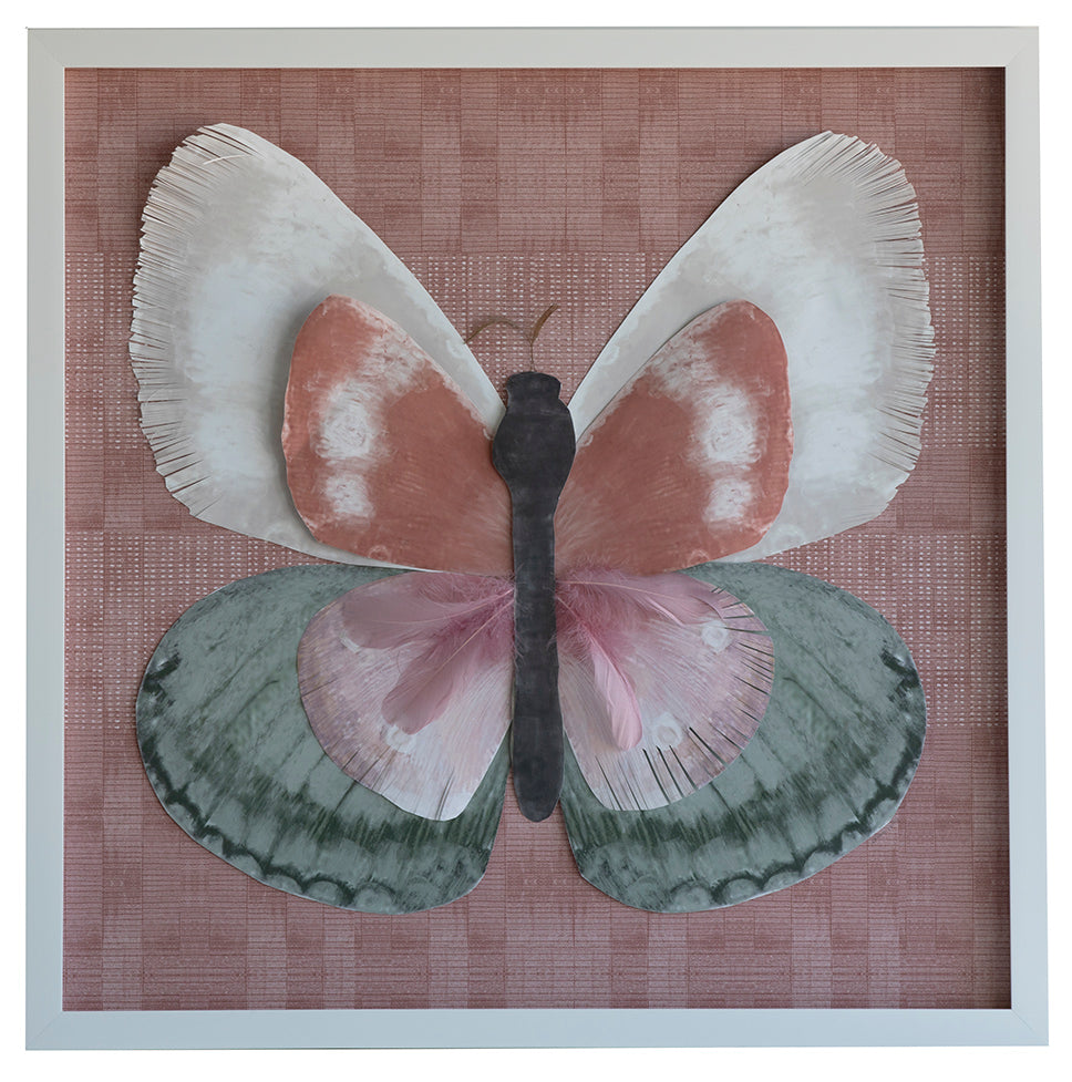 Dimensional Butterfly: Pink