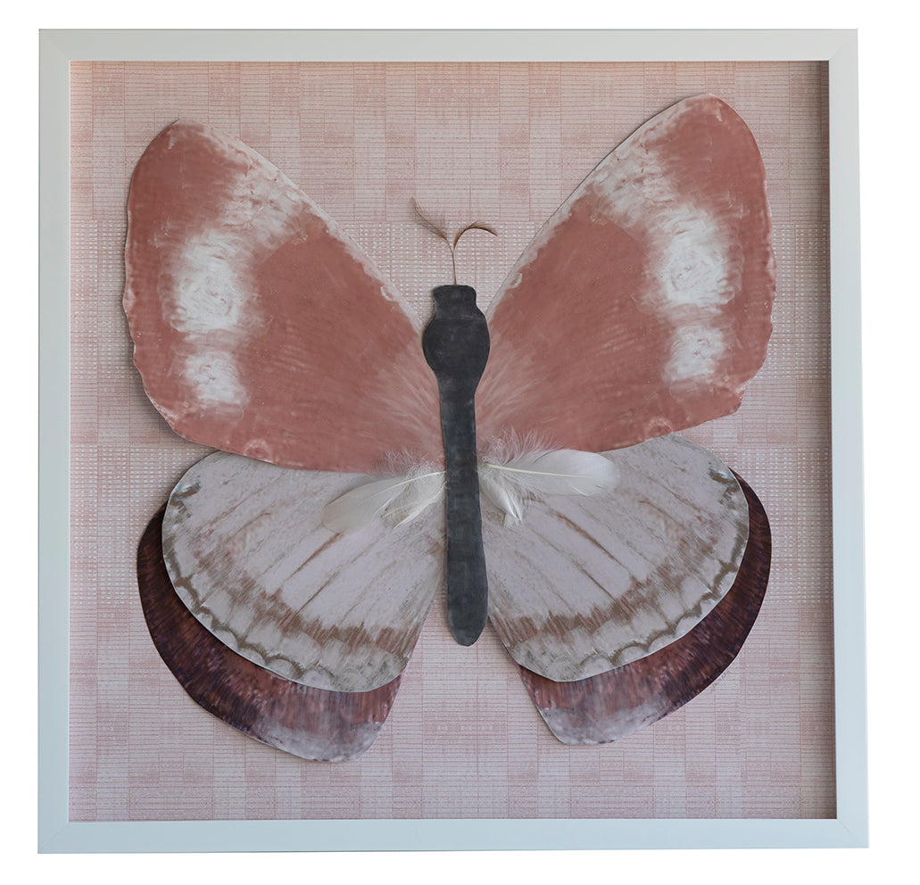 Dimensional Butterfly: Pink II