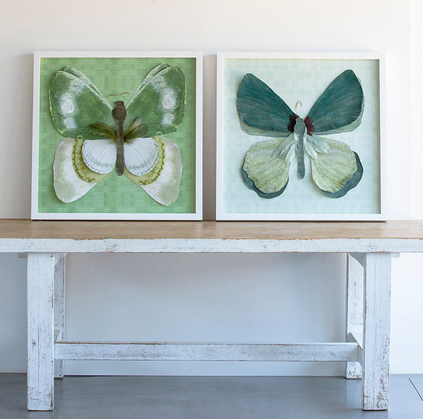 Dimensional Butterfly: Green