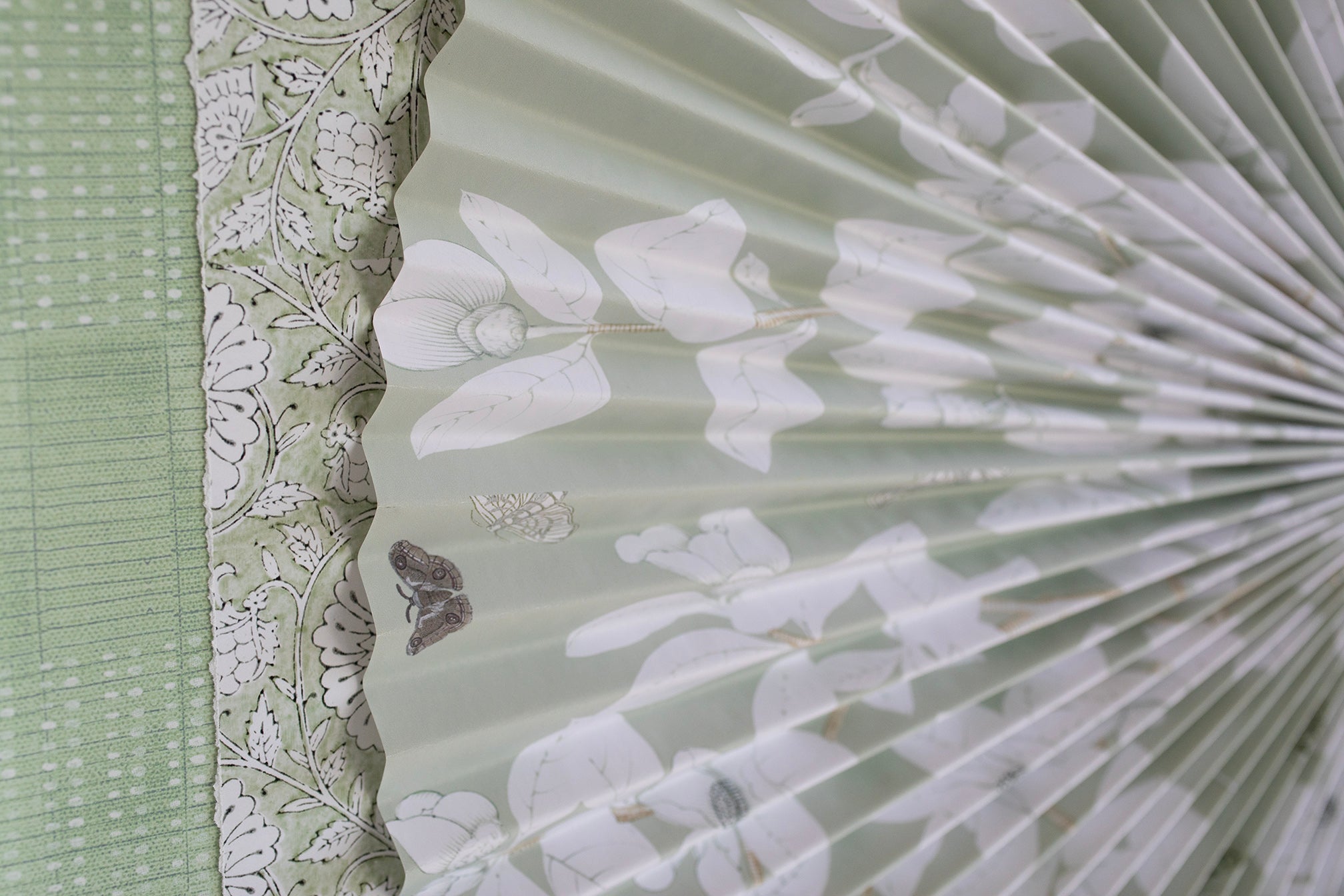 1 Pleated Dimensional Circle: Chinoiserie II